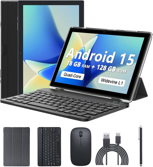 Android 15 Tablet 10" with 18GB RAM+128GB ROM
